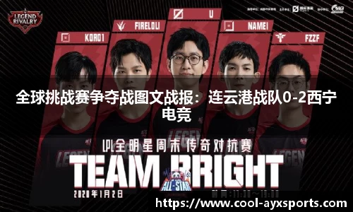 全球挑战赛争夺战图文战报：连云港战队0-2西宁电竞